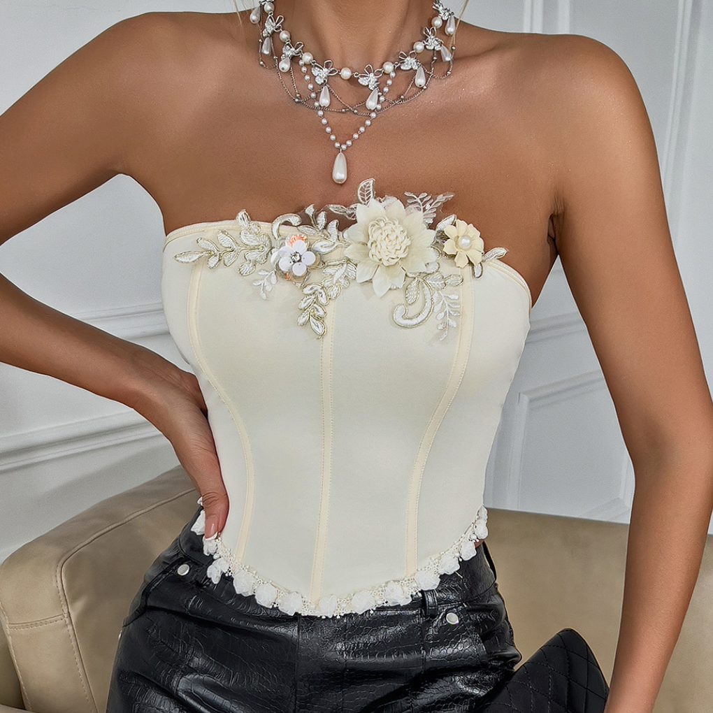 Belle - Enchanted Bloom Corset Top