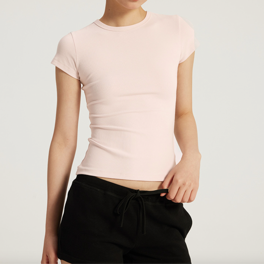 Chic Slim-Fit Crew Neck T-Shirt