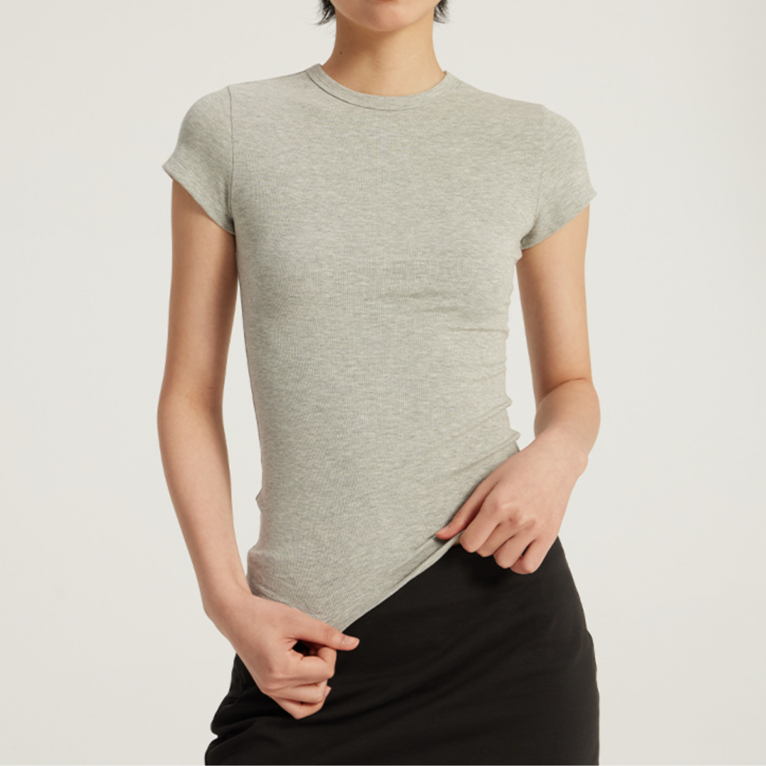 Chic Slim-Fit Crew Neck T-Shirt