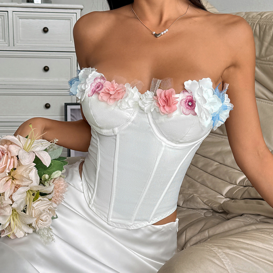 Wonderland Floral Bustier