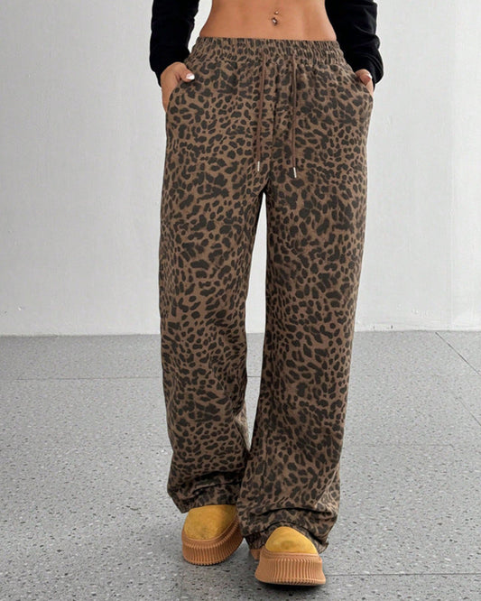 Quiet Luxury Leopard Pants