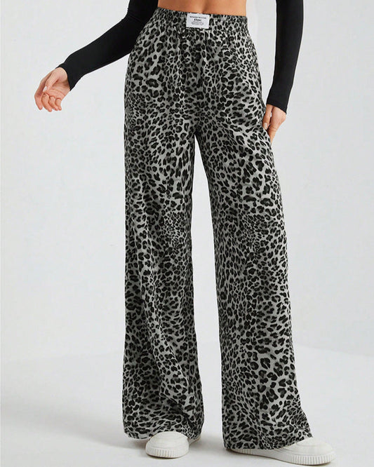 Quiet Luxury Leopard Pants