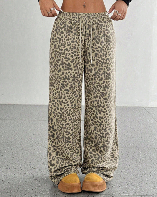Quiet Luxury Leopard Pants