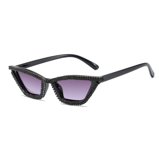 Rhinestone Cat Eye Sunglasses