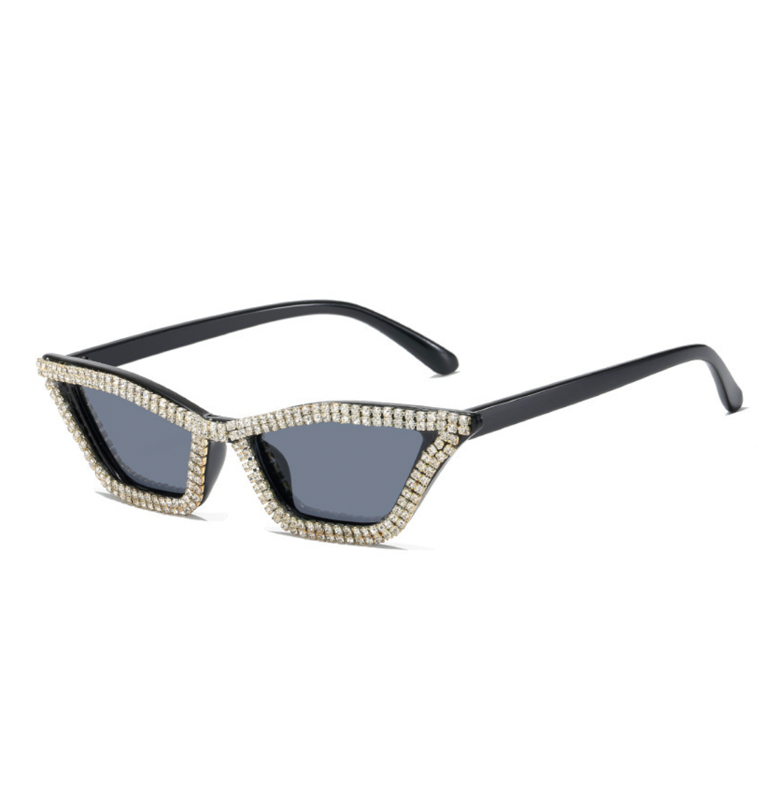 Rhinestone Cat Eye Sunglasses