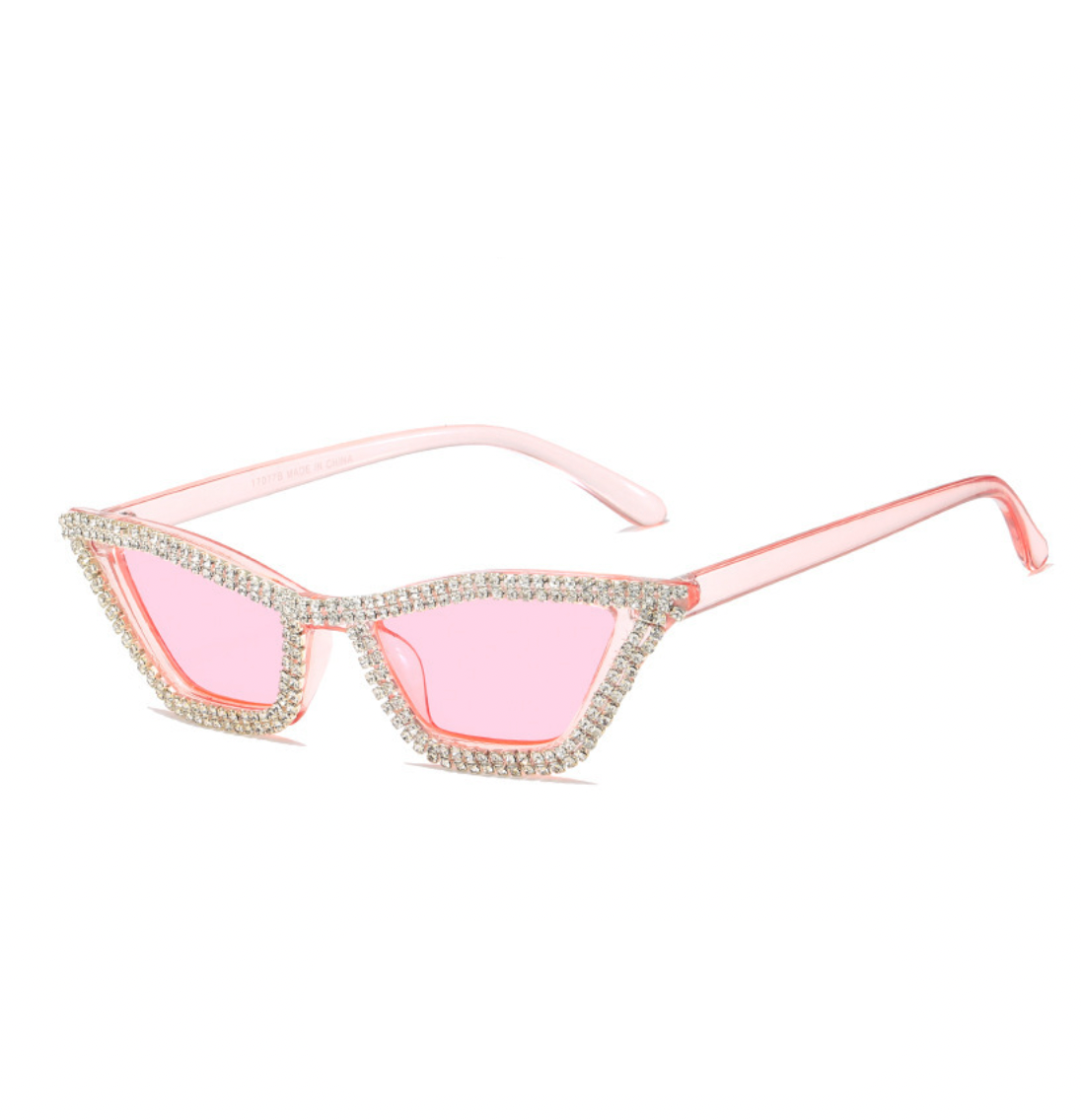Rhinestone Cat Eye Sunglasses