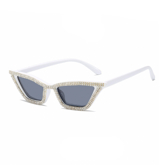 Rhinestone Cat Eye Sunglasses