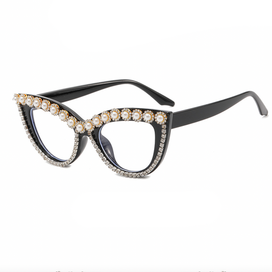Floral Pearl-Embellished Frames