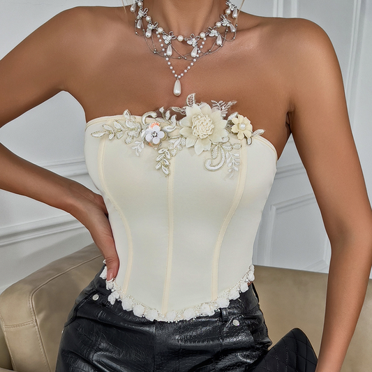 Belle - Enchanted Bloom Corset Top