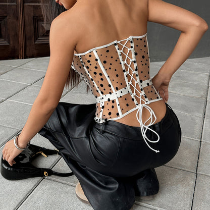 Golden Bloom Bustier