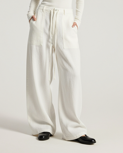 Double Waistband Cargo Pants