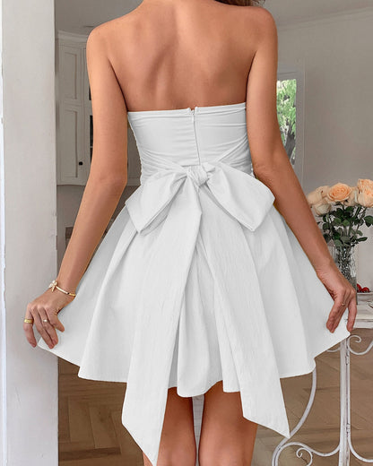 Elegant Grace Strapless Dress
