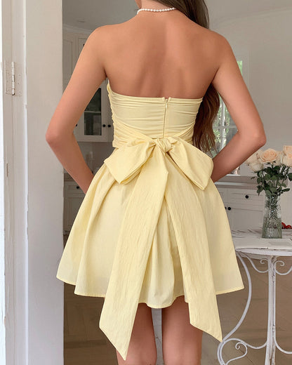 Elegant Grace Strapless Dress