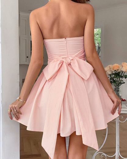 Elegant Grace Strapless Dress