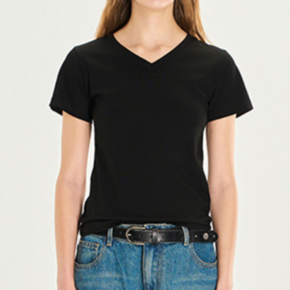 Hot Babe V-Cut Crop Tee