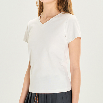 Hot Babe V-Cut Crop Tee