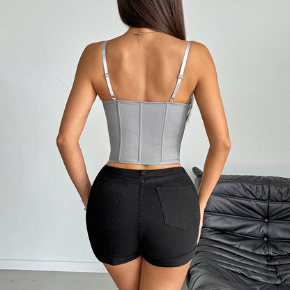 Lace & Mesh Corset Bralette