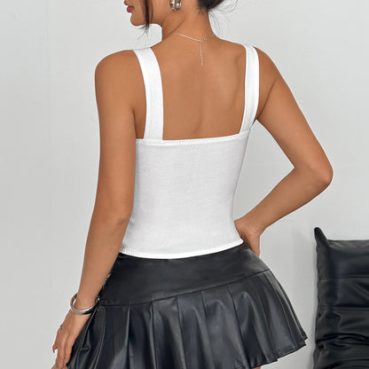 Deconstructed Dress Shirt Corset Bralette