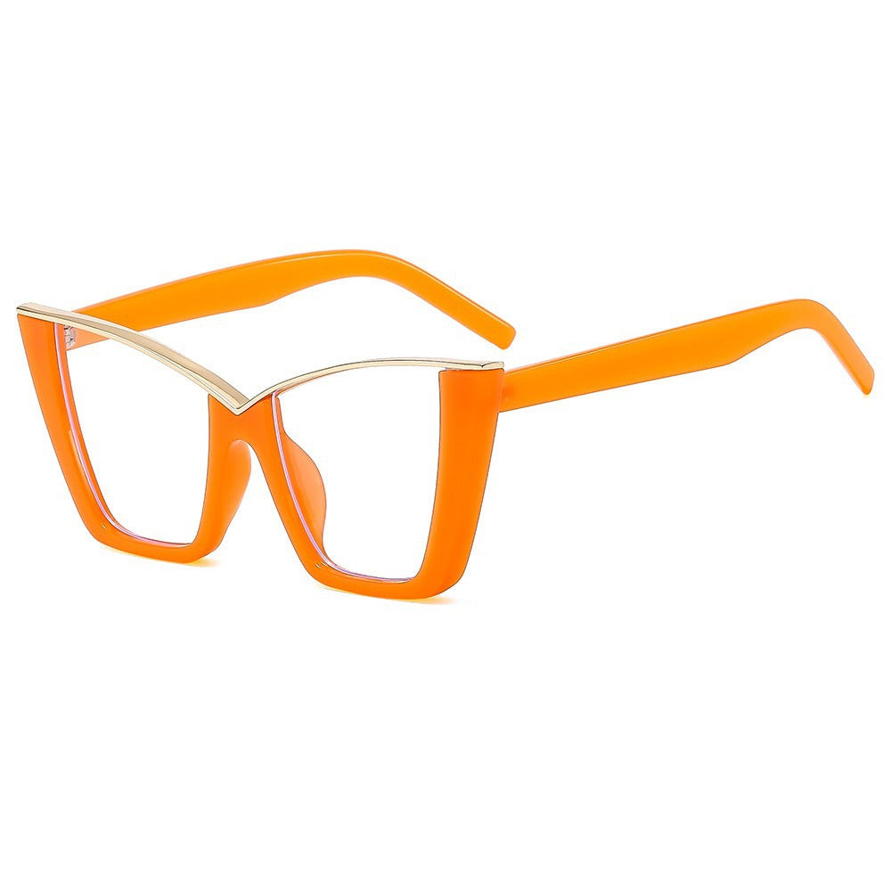 Oversized Cat-Eye Glasses