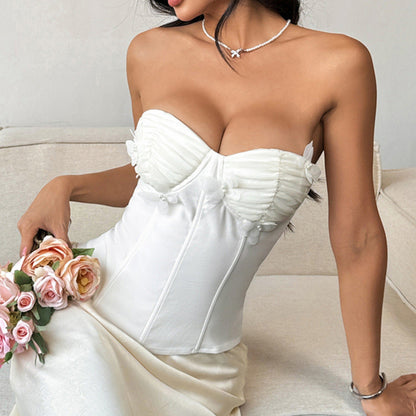 Chantilly Lace Butterfly Cage Bustier