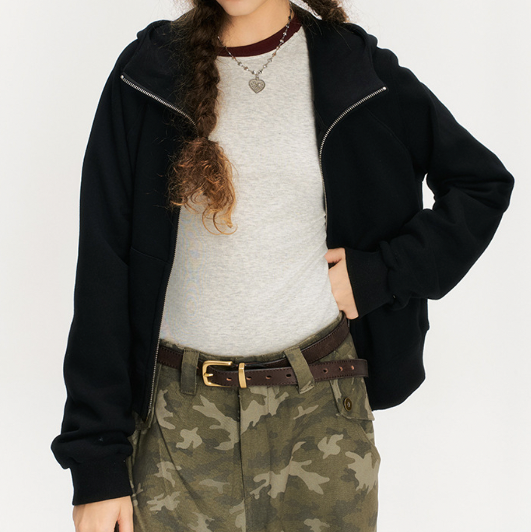 Petite Zip Hoodie