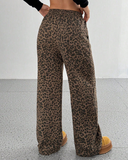Quiet Luxury Leopard Pants