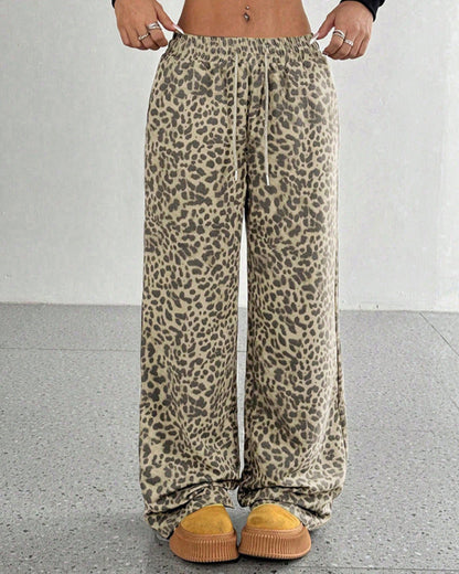 Quiet Luxury Leopard Pants