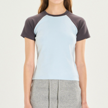 Retro Raglan Crop Tee