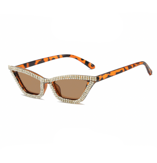 Rhinestone Cat Eye Sunglasses