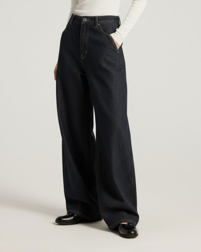 Vintage Cut Wide Jeans